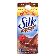 Silk  light chocolate soymilk 0.5gal