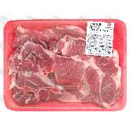 Value Center Market  pork steak, thin cut, price per pound 1lb