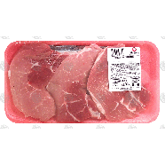 Value Center Market  pork sirloin chops, boneless, price per pound 1lb