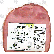 Spartan  boneless ham, quartered, hickory smoked & fully cooked, pr1lb