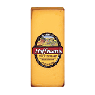 Hoffman's  smokey sharp, hickory smoked pasteurized cheese food 8oz