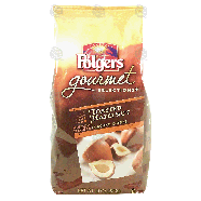 Folgers gourmet selections toasted hazelnut flavored ground coffe10-oz