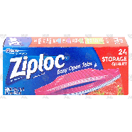 Ziploc  quart size storage bags 25oz