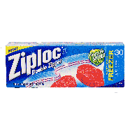 Ziploc  double zipper gallon size freezer bags, easy open tabs, 10 28ct