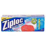 Ziploc  pint size freezer food storage bags 20ct