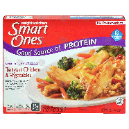 Weight Watchers Smart Ones teriyaki chicken & vegetables over brow9-oz