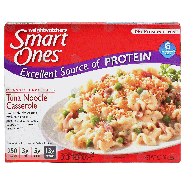 Weight Watchers Smart Ones tuna noodle casserole topped with toast9-oz