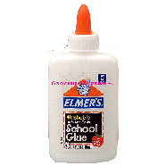 Elmer's  school glue, safe, non-toxic, washable 4fl oz