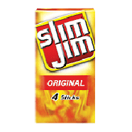 Slim Jim  original smoked snack stick, 4-sticks 1.12oz