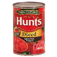 Hunt's  diced, spicy red pepper 14.5oz