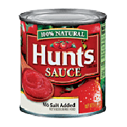 Hunt's  tomato sauce no-salt added 8oz