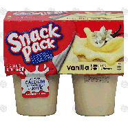 Snack Pack  vanilla poudding, 4-3.25 oz cups 13oz