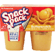 Snack Pack  butterscotch pudding, 4 3.25-oz. cups. 13oz