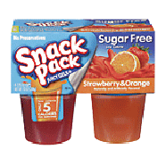 Snack Pack Juciy Gels sugar free gelatin, low calorie, 2 orange, 213oz