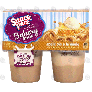 Snack Pack Bakery Shop apple pie a la mode pudding, 4-3.25 oz cups13oz