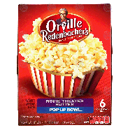 Orville Redenbacher's Pop Up Bowl movie theater butter flavor m17.41oz