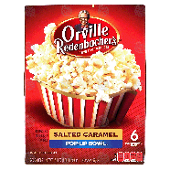 Orville Redenbacher's Pop Up Bowl salted caramel, 6 pop up bowl17.41oz