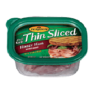 Eckrich  deli style thin sliced honey ham 7oz