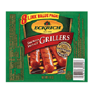Eckrich Grillers smoked sausage, 8-count 14oz