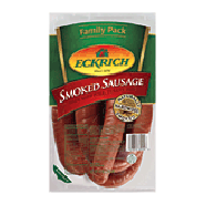 Eckrich Family Pack smoked sausage made with pork turkey and beef 42oz