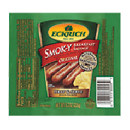 Eckrich Smok-Y original breakfast sausage, naturally hardwood smo8.3oz