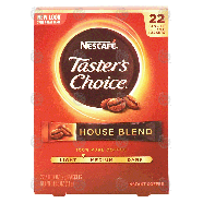 Nescafe Taster's Choice house blend instant coffee, 22 single s1.55-oz