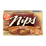 Nips  caramel rich & creamy hard candy  4oz