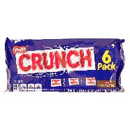 Nestle Crunch milk chocolate with crisped rice snack size candy b 2.7oz