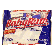 Nestle Baby Ruth peanuts, rich caramel and nougat, snack size ca 11.5oz