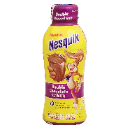 Nestle Nesquik low fat double chocolate milk 14fl oz