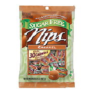 Nips  sugar free caramel rich & creamy hard candy  3.25oz