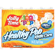 Jolly Time Microwave Pop Corn Healthy Pop Kettle Corn 94% Fat Free 9oz