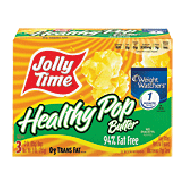 Jolly Time Microwave Pop Corn Healthy Pop Butter 3 Ct 9oz