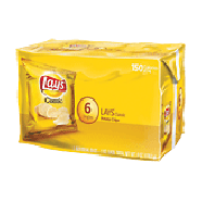 Lay's  classic potato chips, 6-individual bags  6oz