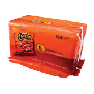 Cheetos  crunchy cheese flavored snacks, 6-individual bags  6oz