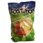 Tostitos  hint of lime, 100% white corn tortilla chips  13oz