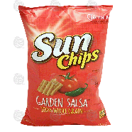 Sun Chips  garden salsa flavored whole grain snacks 7oz