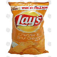 Lay's  cheddar & sour cream flavored potato chips  7.75oz