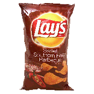 Lay's  sweet southern heat barbecue flavored potato chips  7.75oz