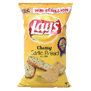 Lay's  cheesy garlic bread flavored potato chips  7.75oz