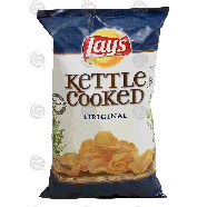 Lay's Kettle Cooked original potato chips  8oz