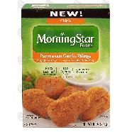 Morningstar Farms Chik'n veggie parmesan garlic wings with a zest10-oz