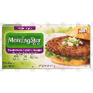 Morningstar Farms Veggie Burgers mushroom lover's burger made with9-oz