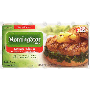 Morningstar Farms Veggie Burgers chik'n grillers, 4 burgers 9.5-oz