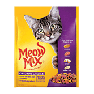 Meow Mix Dry Cat Food Original Choice Chicken Turkey Salmon & Ocea18oz