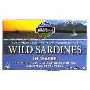 Wild Planet  wild sardines in water 4.375oz