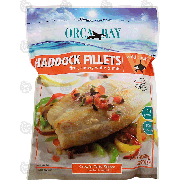 Orca Bay  wild caught haddock fillets, firm, snowy white & mild 1.5lb