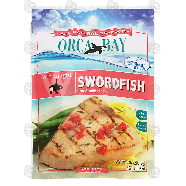 Orca Bay  wild caught swordfish, firm & mild steaks 10oz