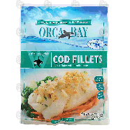 Orca Bay  wild caught cod fillets, lean & flaky with a mild taste 10oz