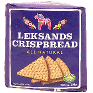 Leksands  crisp bread, all natural 7.06oz